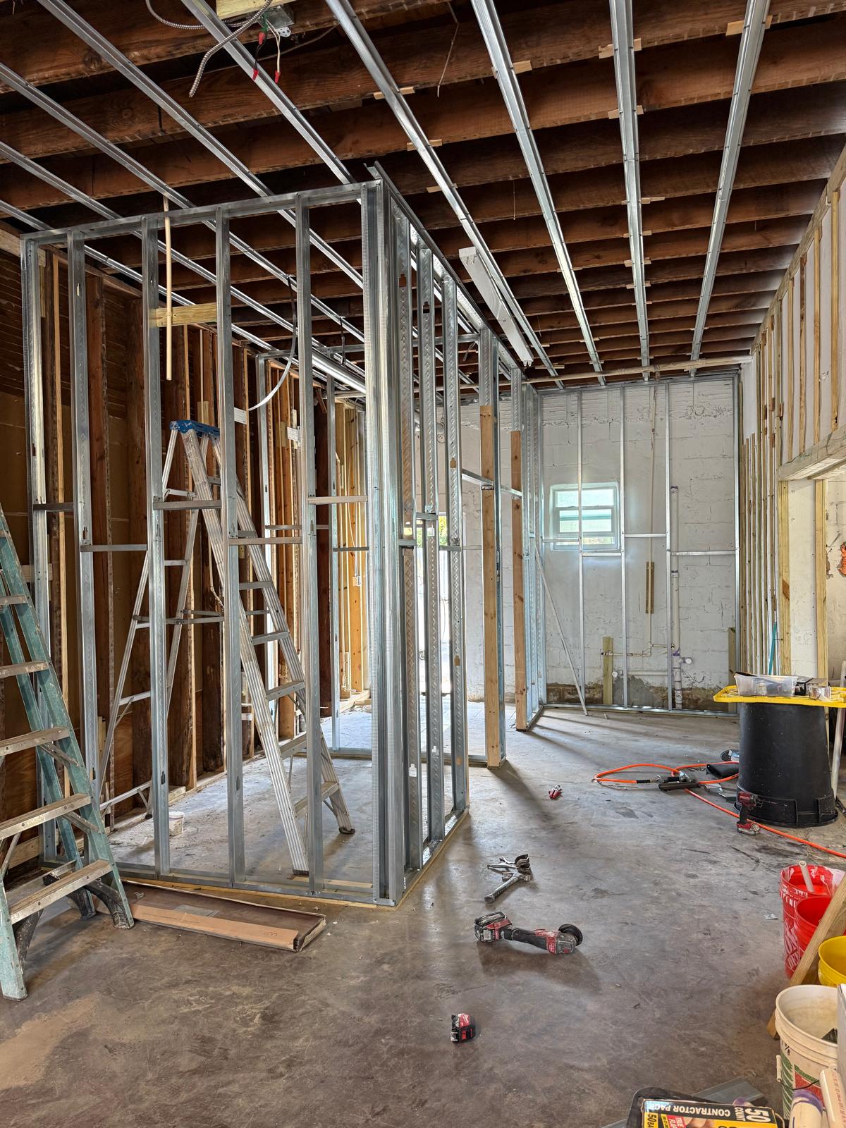 Interior framing & structural work