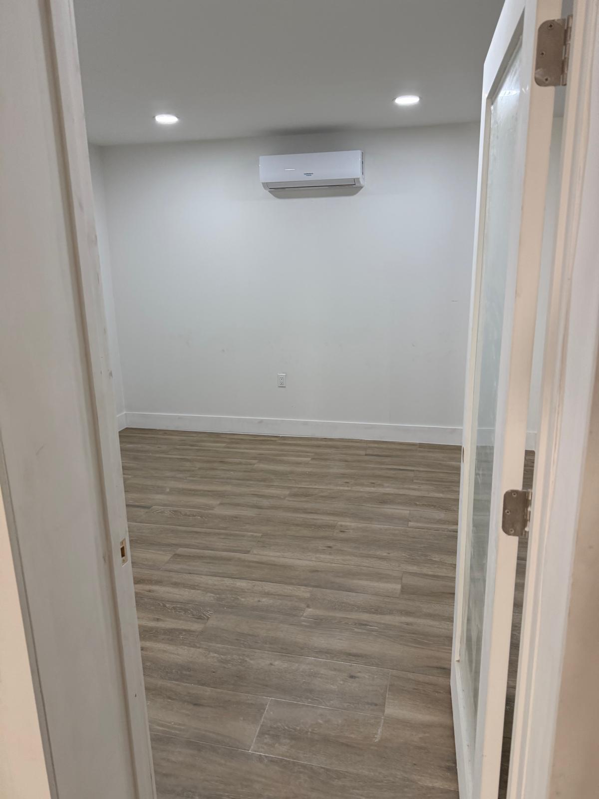 Finished hallway & A/C install